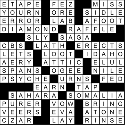 CROSSWORD SOLUTION